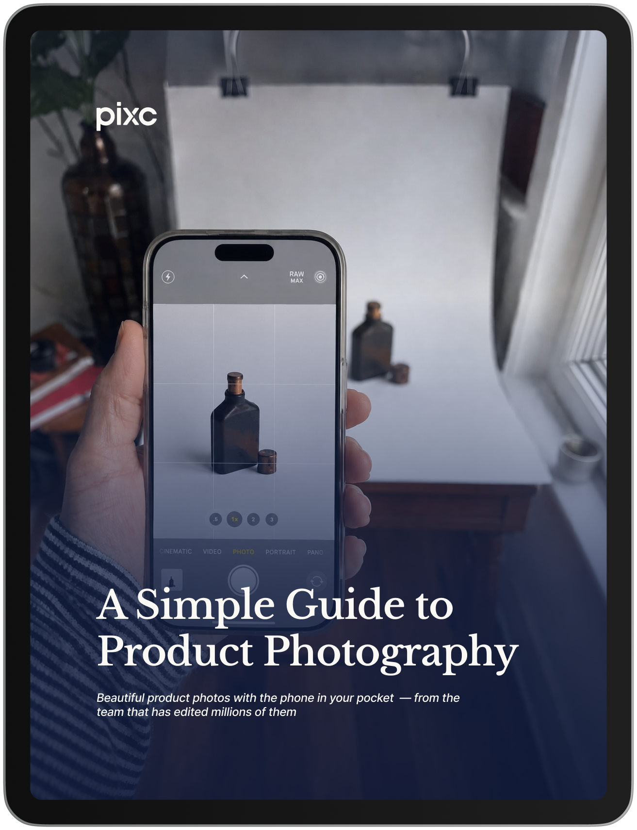 A Simple Guide to Product Photography ebook cover